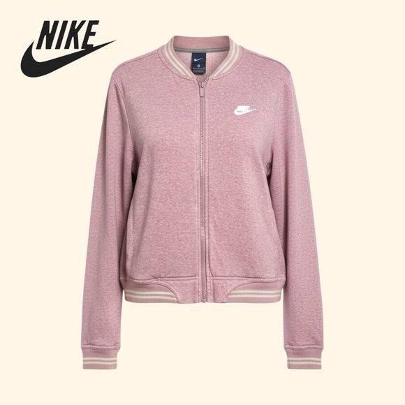 Nike Women’s Sportswear Varsity Track Jacket – Pink | Size Medium - Picture 4 of 5